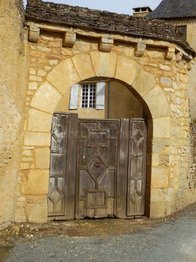 Medieval Door stock images