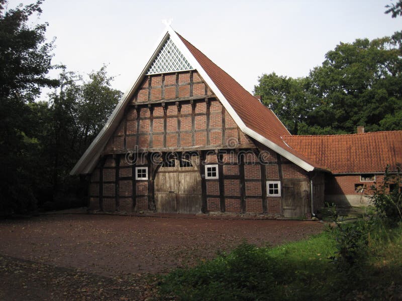 old German farm house