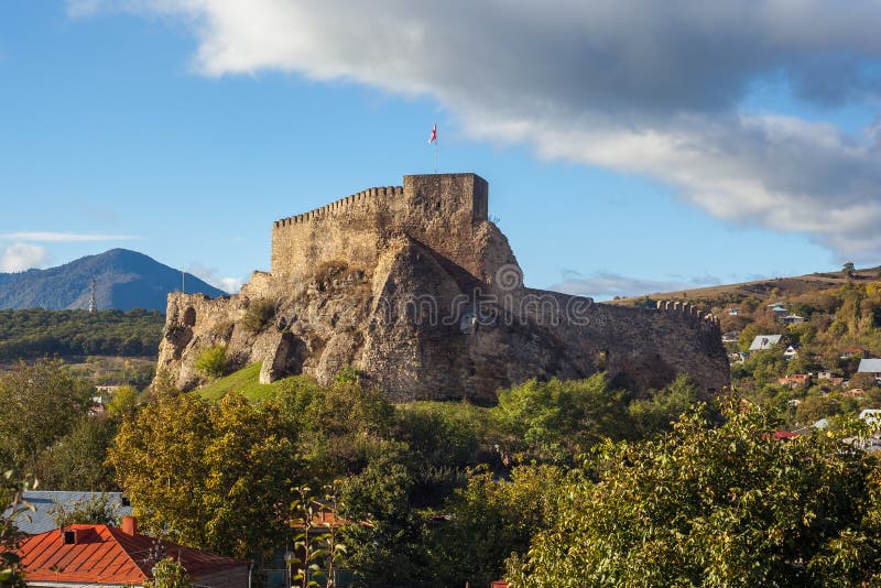 Medieval Fortress in Surami Town in Shida Kartli Region, Georgia Stock ...