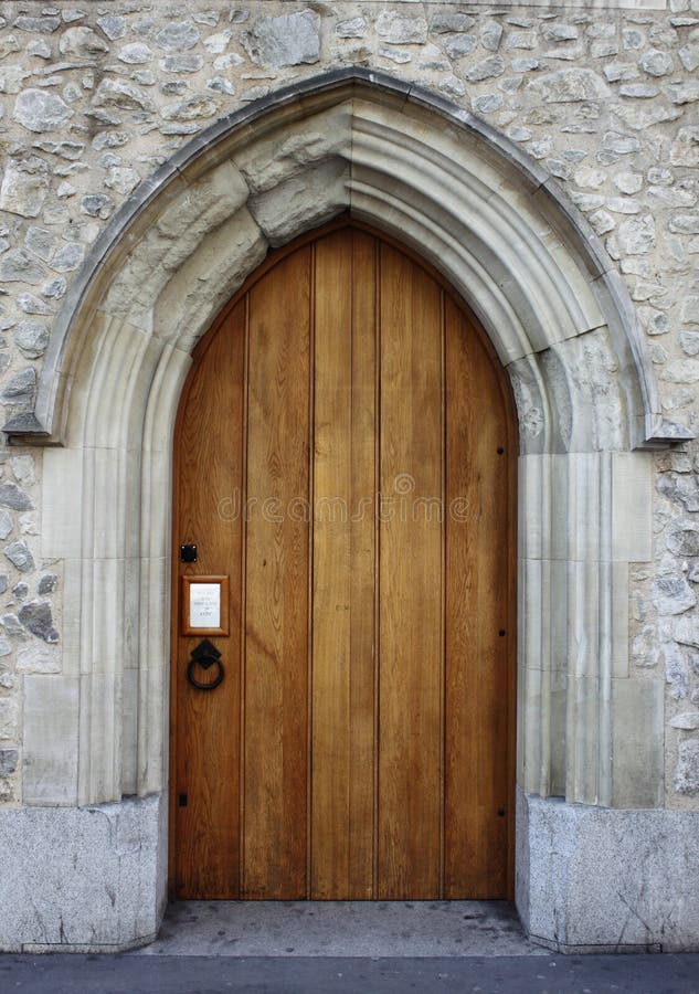 Medieval front door royalty free stock photography