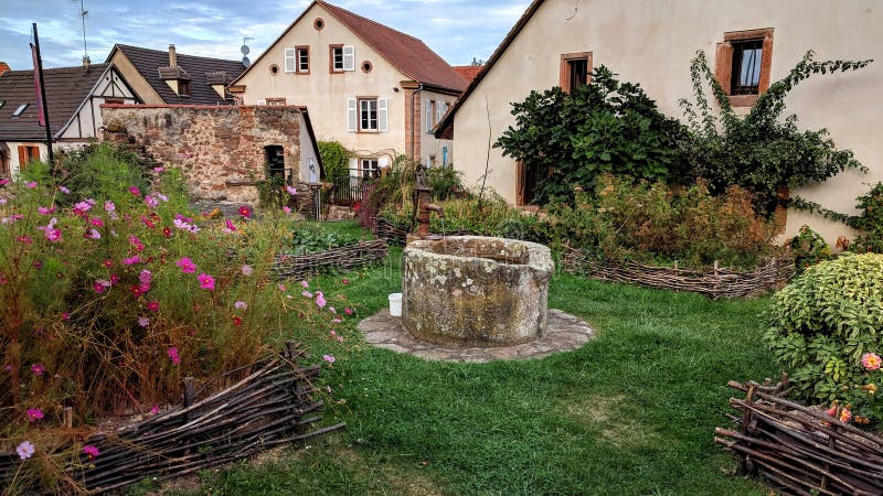 Antica, Medievale, giardini, come quello di ChtenoisFrance sono state coltivate per secoli per fornire la città di residenze con erbe aromatiche, fiori, e produrre.