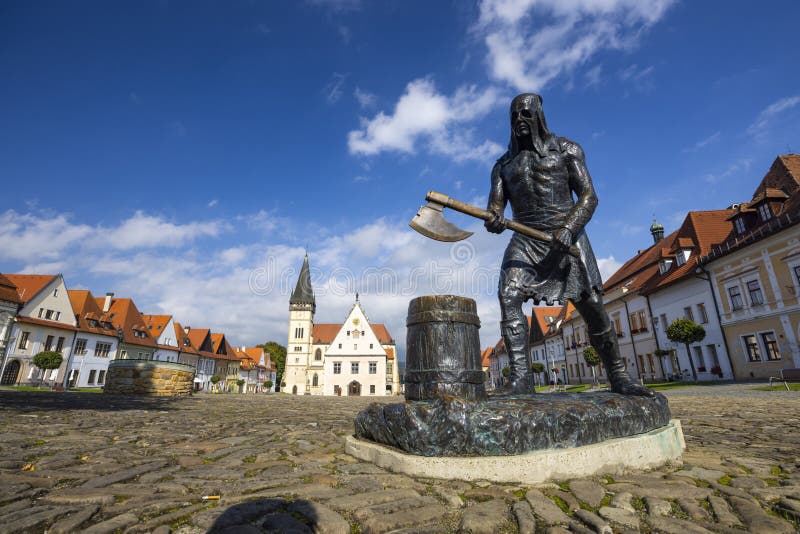 Medieval historical square Bardejov, UNESCO site, Slovakia