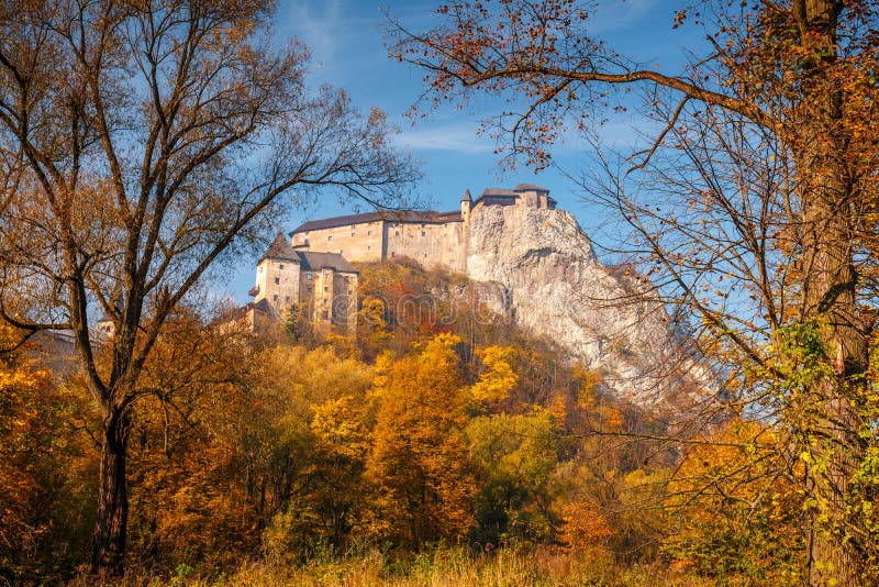 Středověký Oravský hrad.