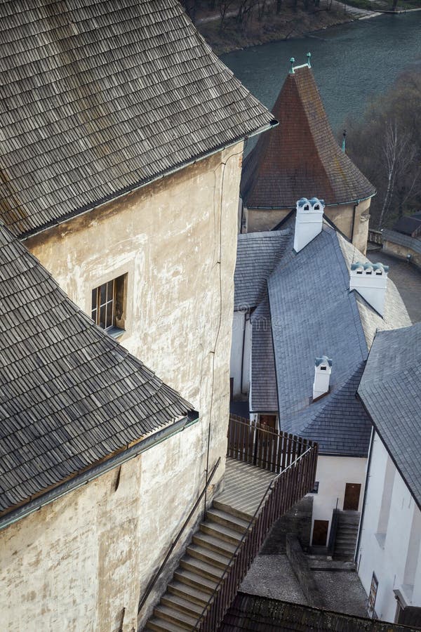 The medieval Orava Castle, Slovakia