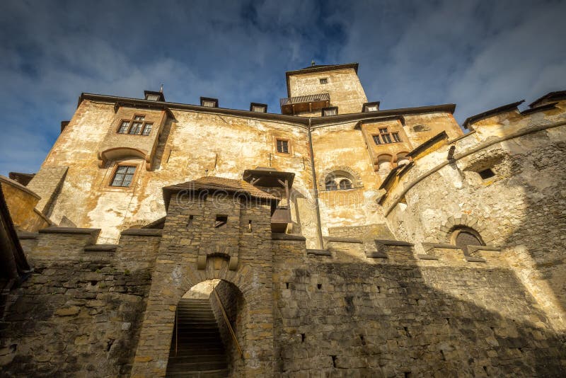 The medieval Orava Castle, Slovakia