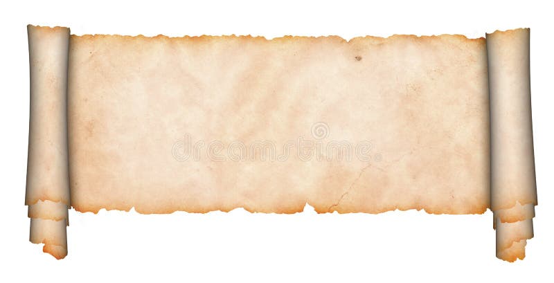 Medieval parchment. stock photography