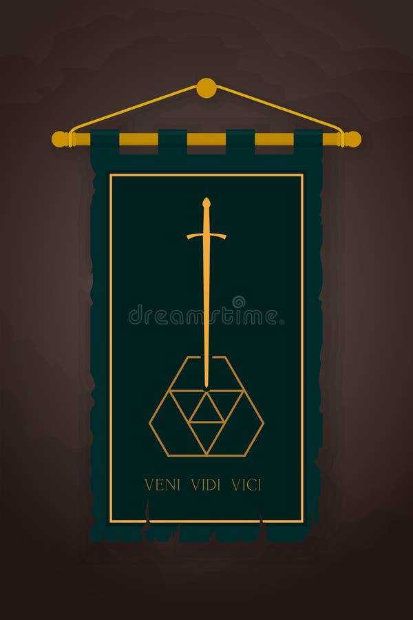 Veni Vidi Vici Latin Quote Poster Translation Came Saw Conquered Stock  Vector by ©Simeon.VD 396210030