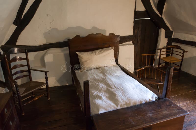 Medieval rustic bedroom