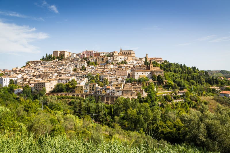 Medieval town Loreto Aprutino, Abruzzo, Italy royalty free stock photos Medieval town Loreto Aprutino, Abruzzo, Italy royalty free stock photos