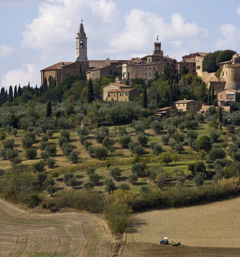 The medieval town of Pienza