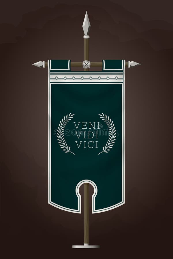 Veni Vidi Vici. Latin Quote Poster Stock Vector - Illustration of poster,  simple: 192202304