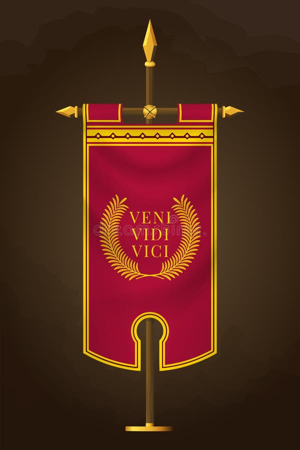 Veni Vidi Vici. Latin Quote Poster Stock Vector - Illustration of message,  simple: 192202261