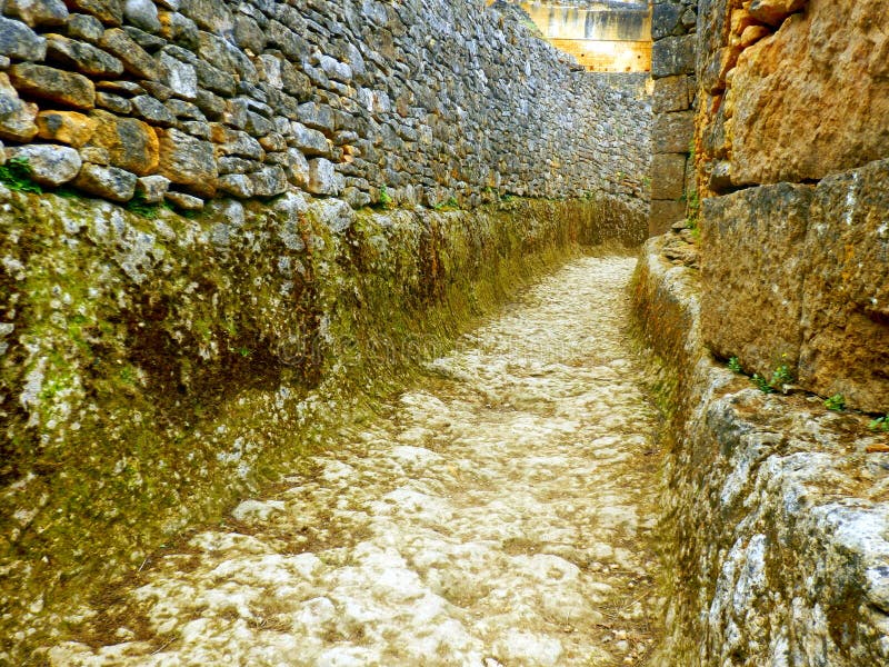Medieval Walkway stock photos