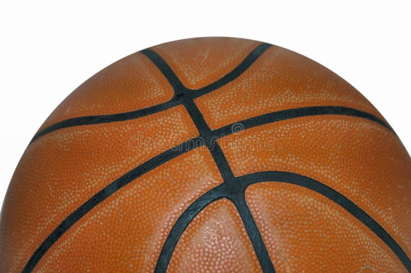 Medio baloncesto imagen de archivo libre de regalías Medio baloncesto imagen de archivo libre de regalías