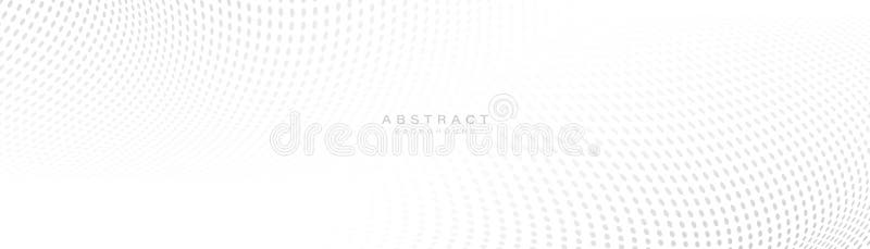 Medio tono gris abstracto ondulado sobre fondo. banner moderno limpio y mínimo. vector de ilustración ilustración del vector