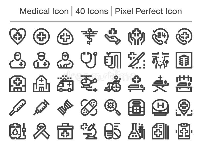 Medisch pictogram vector illustratie Medisch pictogram vector illustratie