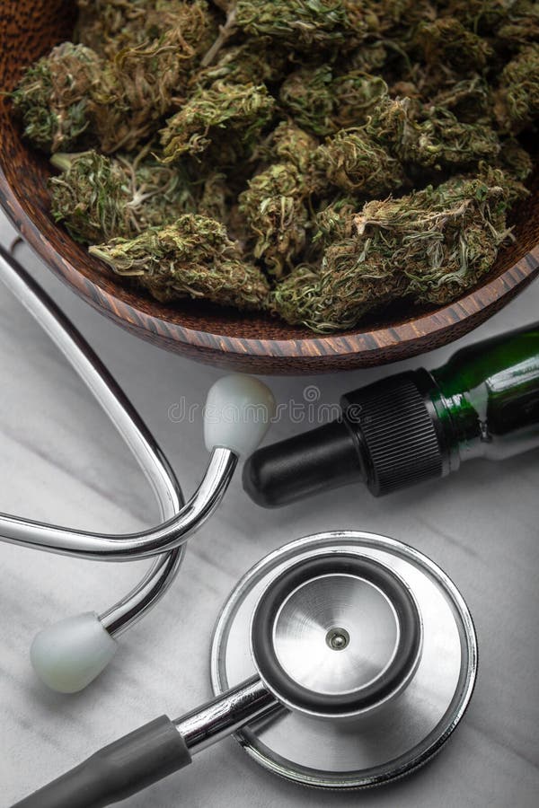Medische marihuana stock fotografie Medische marihuana stock fotografie