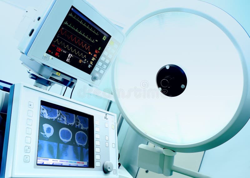 Medische technologie in chirurgie royalty-vrije stock foto Medische technologie in chirurgie royalty-vrije stock foto