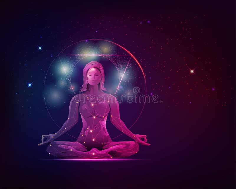 meditatie royalty-vrije illustratie meditatie royalty-vrije illustratie