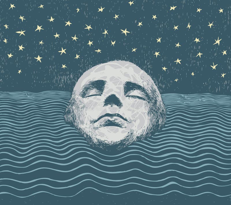 Meditatieve vectorachtergrond royalty-vrije illustratie Meditatieve vectorachtergrond royalty-vrije illustratie