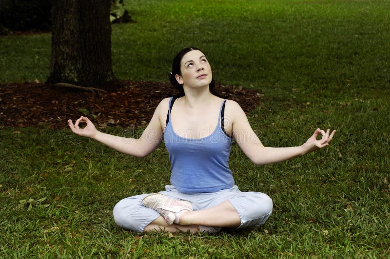 Meditating - Yoga Pose