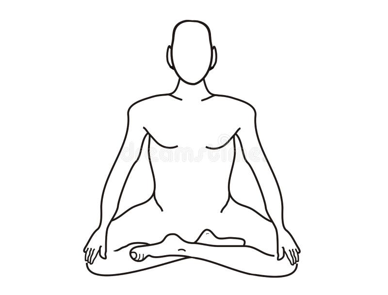 meditation vektor illustrationer meditation vektor illustrationer