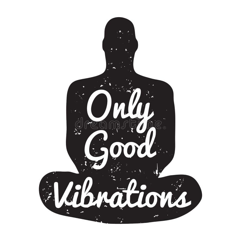 Download Meditation Human Silhouette Isolated On White Background ...