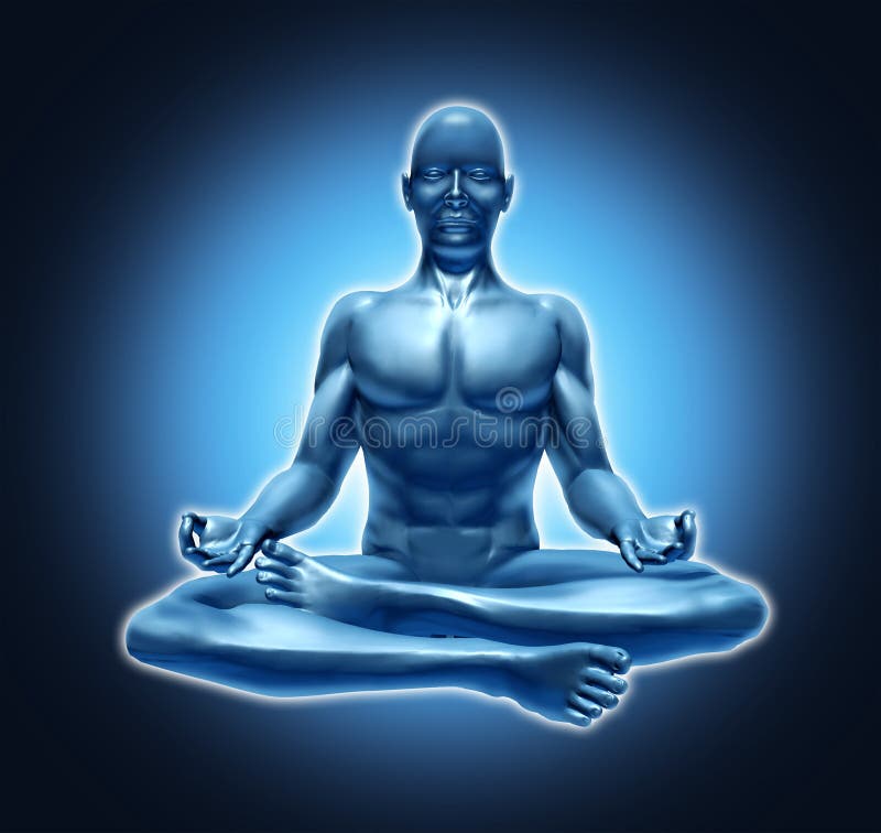 Meditera yoga för meditationavkopplingandlighet