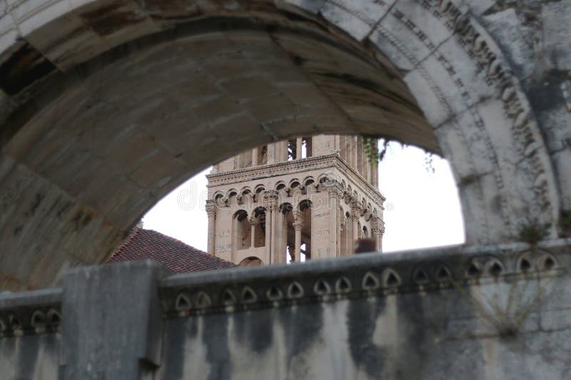 Mediterranean Architecture in Split, Croatia royalty free stock image