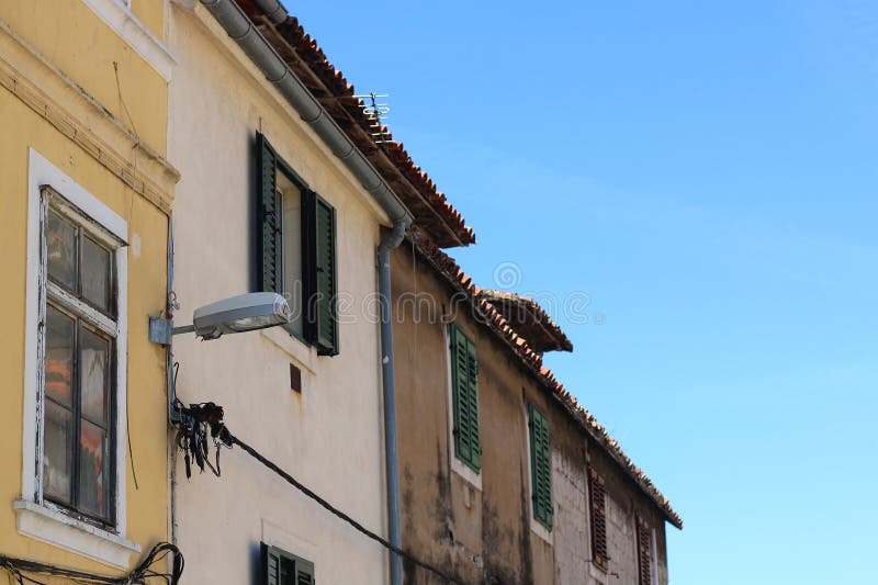 Mediterranean Architecture in Split, Croatia royalty free stock images