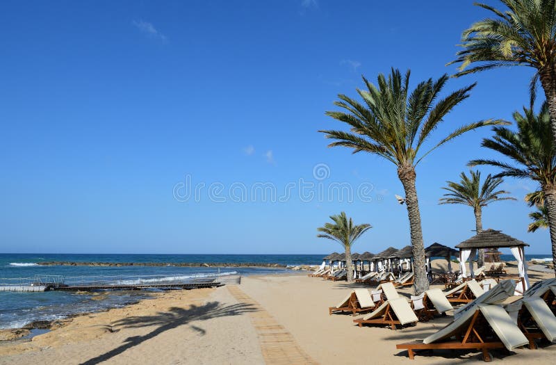 Mediterranean coast in the morning, Cyprus