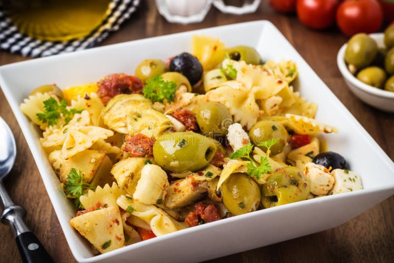 Mediterranean pasta salad