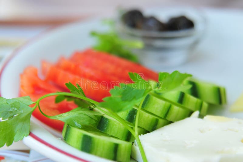 Mediterranean Salad royalty free stock images
