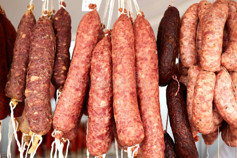 Spanish Blood Sausages Market Stock Photos Free & RoyaltyFree Stock