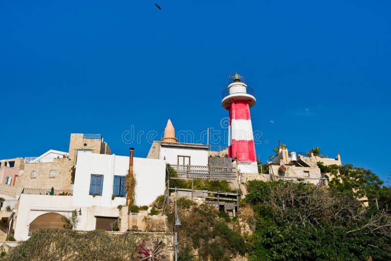 Mediterranean Sea Lighthouse Stock Photo Image of poster, wallpaper