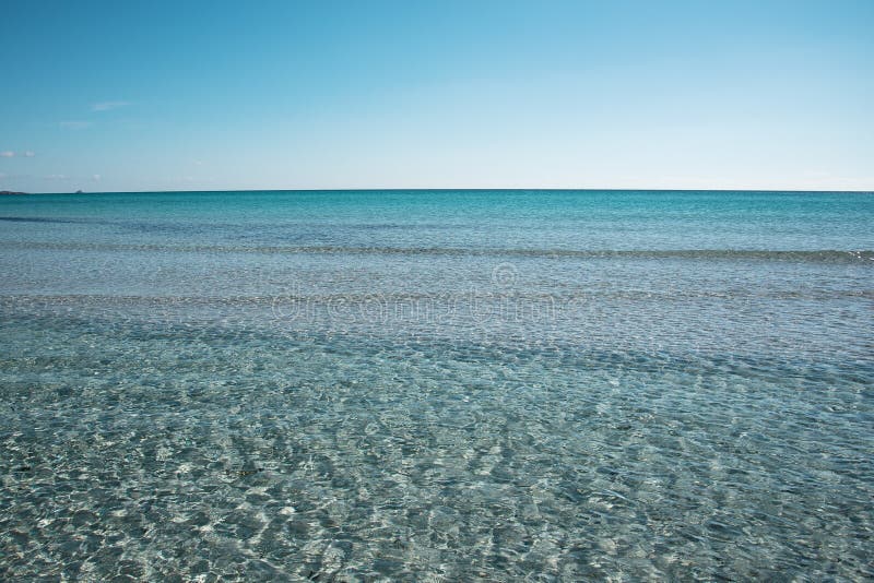Mediterranean sea. stock photo