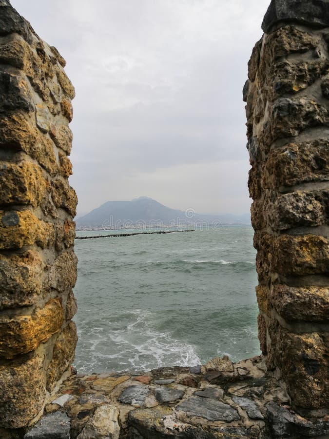 Mediterranean Sea in Winter Stock Image Image of view, mediterranean