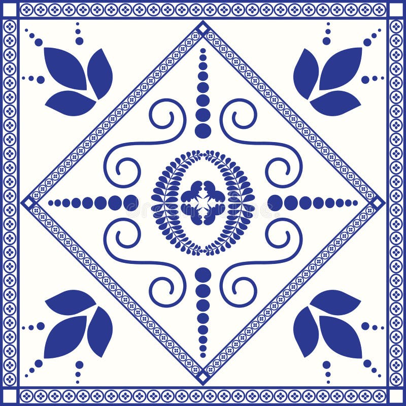 Mediterranean tile stock illustration. Illustration of decor 9192774