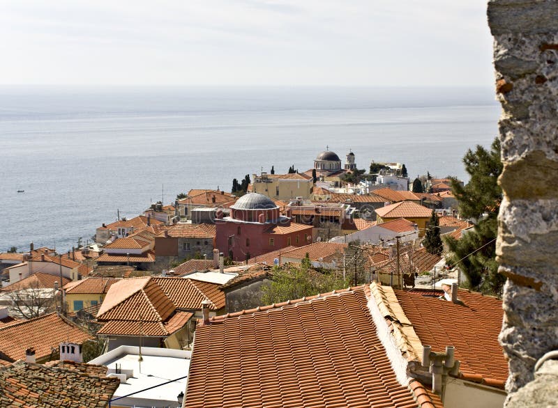 Mediterrenean city of Kavala in Greece