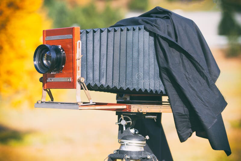 Medium Format Vintage Film Plate Camera Stock Image Image of vintage