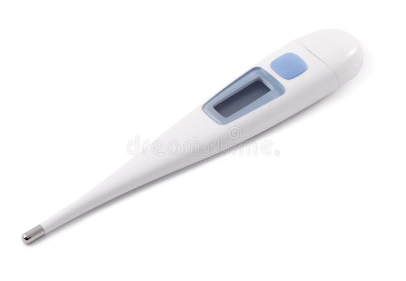 Medical thermometer on a white background. Medical thermometer on a white background.