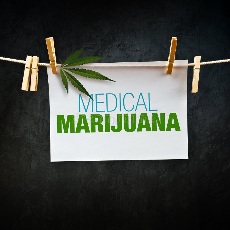 Medizinisches Marihuana stockfotografie Medizinisches Marihuana stockfotografie