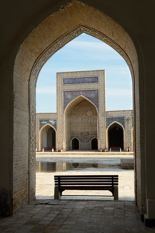Medressa in Boukhara, Oezbekistan stock foto's Medressa in Boukhara, Oezbekistan stock foto's