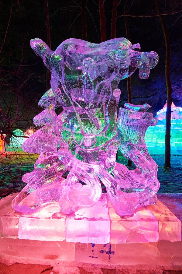 The medusa ice-lantern festival