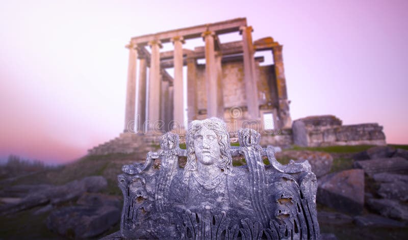 Aizonai ancient city in Cavdarhisar, Kutahya, Turkey.