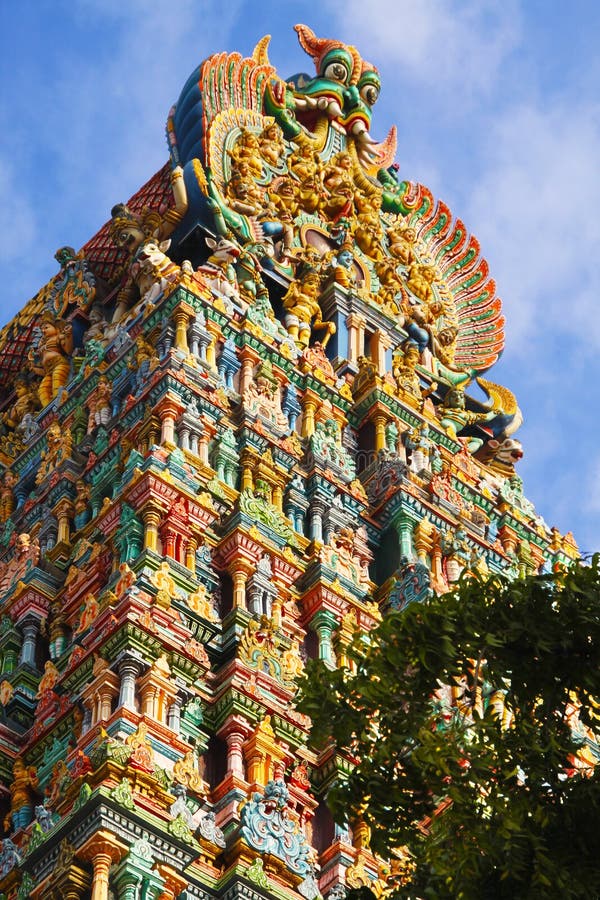 Meenakshi Amman Temple Madurai Stock Image - Image of ...