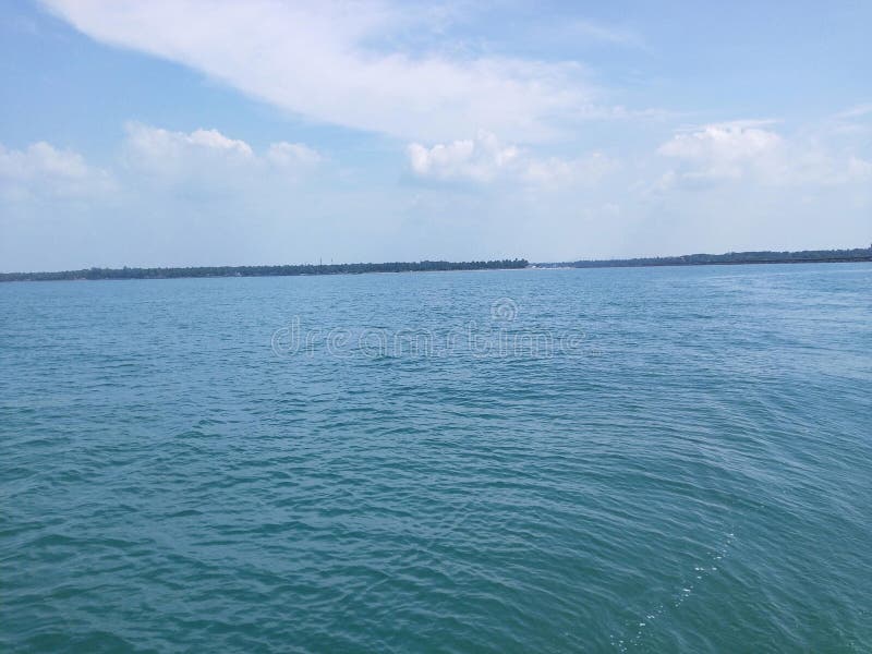 Meerblick vom Hafen von Beypore 5 km entfernt lizenzfreie stockfotografie Meerblick vom Hafen von Beypore 5 km entfernt lizenzfreie stockfotografie