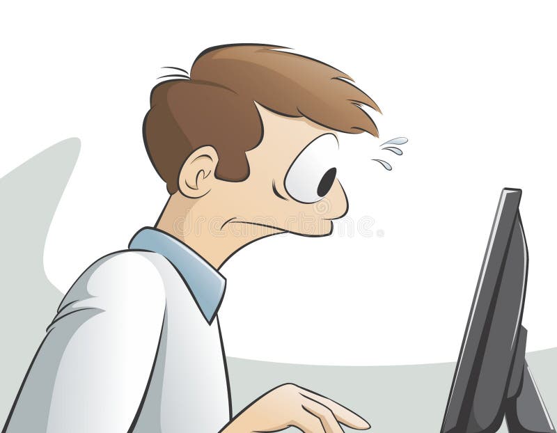 Meeting Deadline stock illustration