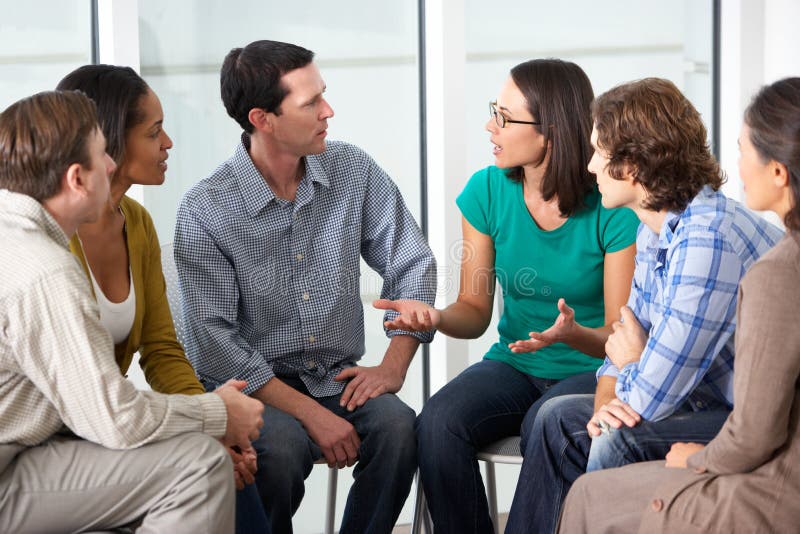 Meeting Of Support Group royalty free stock photos Meeting Of Support Group royalty free stock photos