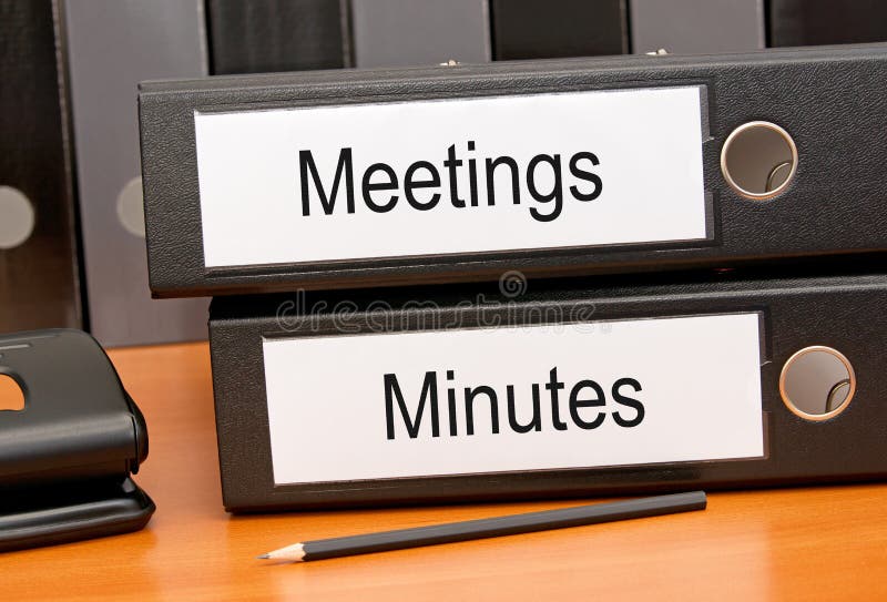 Meetings and Minutes Binders